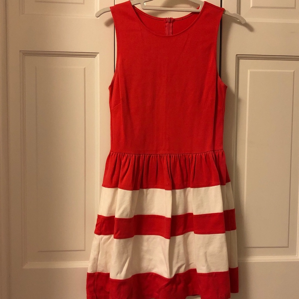 Women’s Summer Dress in Pink and White
